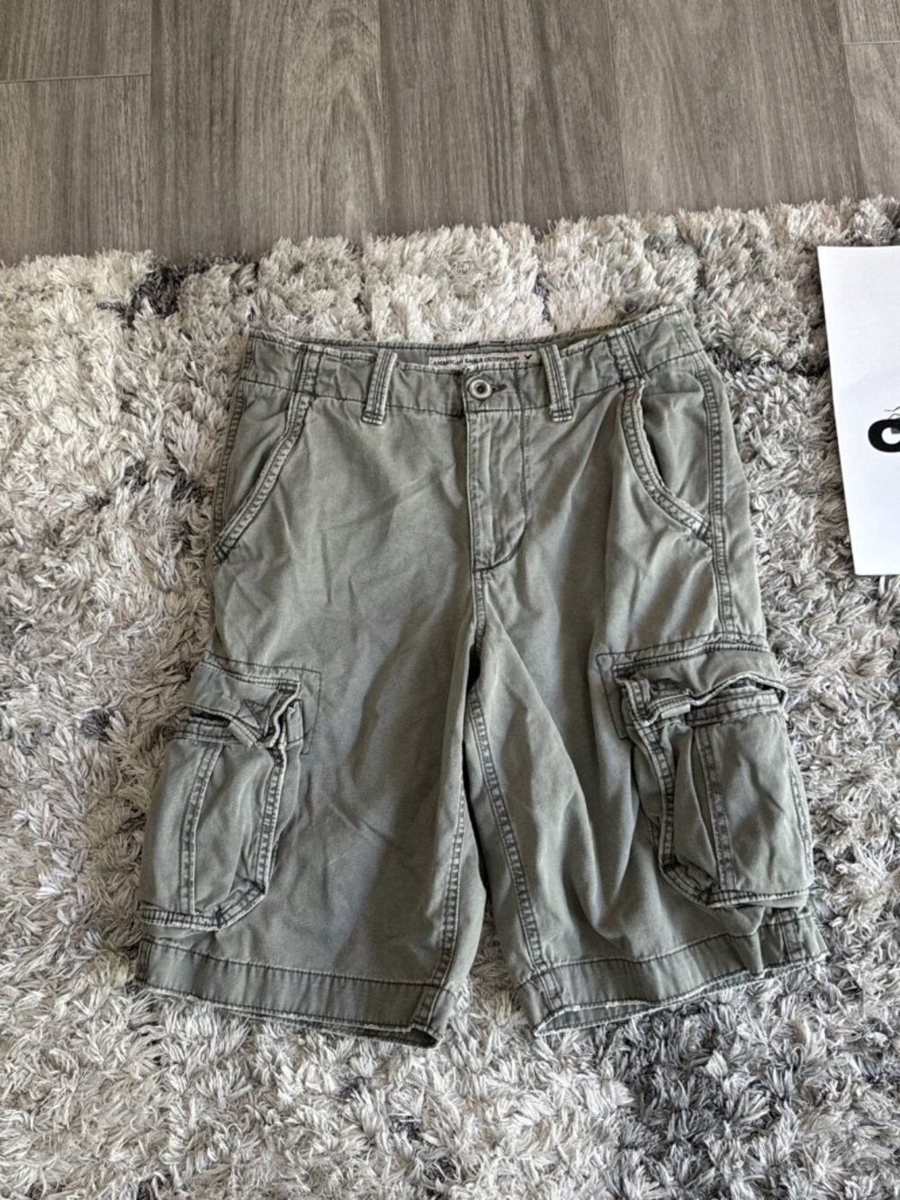 American Eagle Outfitters Green 00 S American Eagle Men Cargo Multi